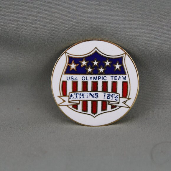 Olympic PIn - Team USA Athens 1896 - Inlaid Pin - Picture 3 of 3